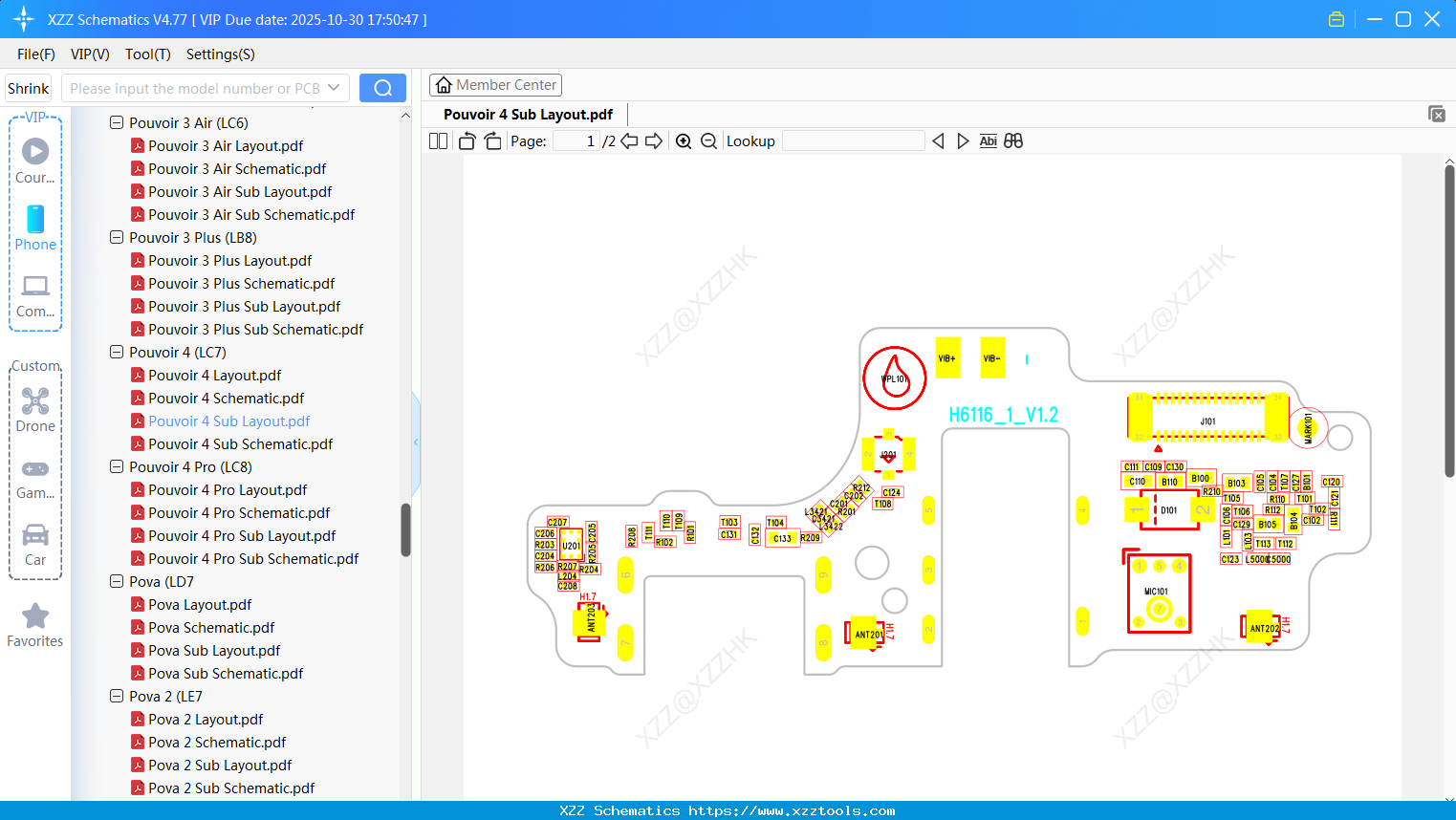 Tecno Pouvoir 4 Sub Layout